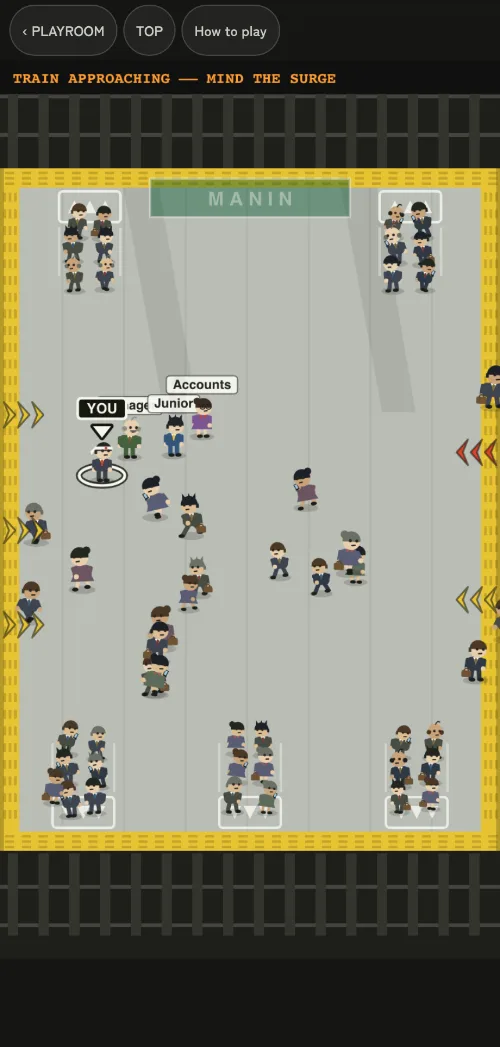 MANIN gameplay screen