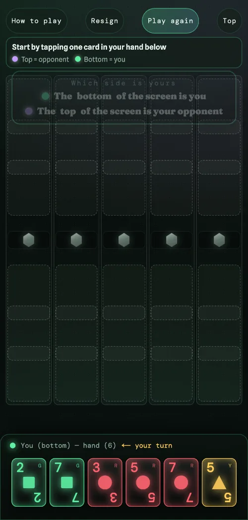SOROE gameplay screen